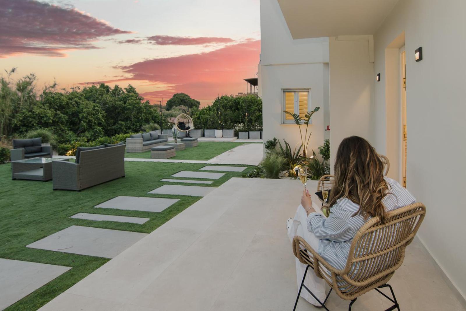 Le Jardin Apartments Kampos Marathokampou Esterno foto